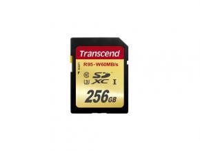 Image of Transcend 256GB SDXC UHS-I U3 256GB SDXC UHS-I Class 3 flashgeheugen