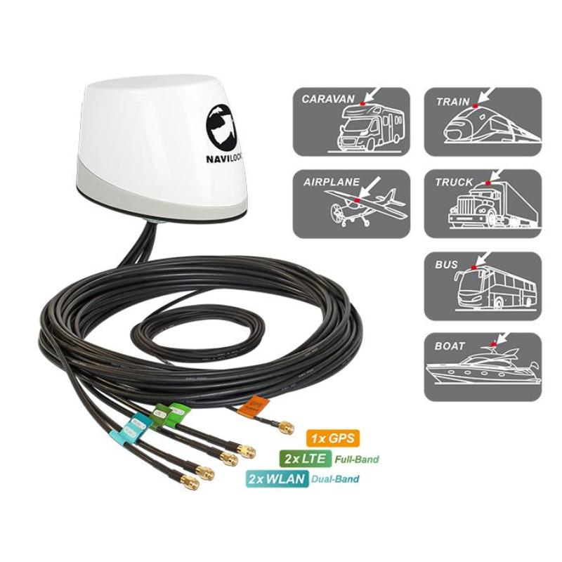 Navilock NL-400 Multiband GNSS LTE-MIMO WLAN-MIMO IEEE 802.11 ac/a/h/b/g/n - Delock