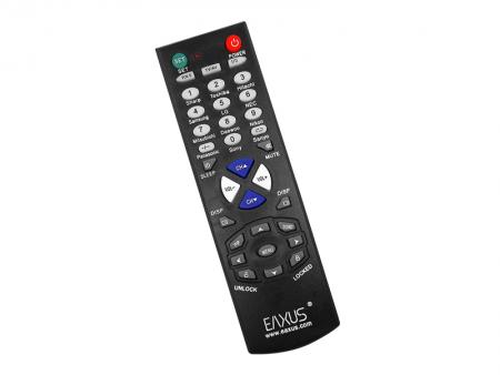 Image of EAXUS Universal TV Fernbedienung Steuerung von bis zu 10 Geräten (schwarz)