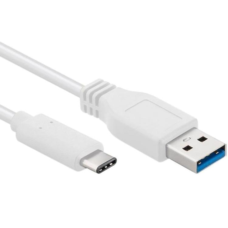 Image of Goobay USB 3.0 Aansluitkabel [1x USB 3.0 stekker A - 1x USB-C stekker] 0.50 m Wit Vergulde steekcontacten, UL gecertificeerd