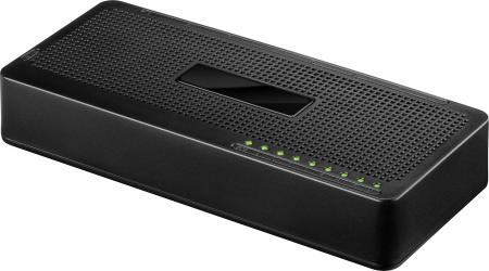 Image of 8 Port Network Switch, Fast Ethernet Switch with 8x 10/100Mps Auto-Neg