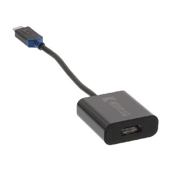 Image of König adapterkabel USB 3.1 C male - HDMI female 0,15 m - König