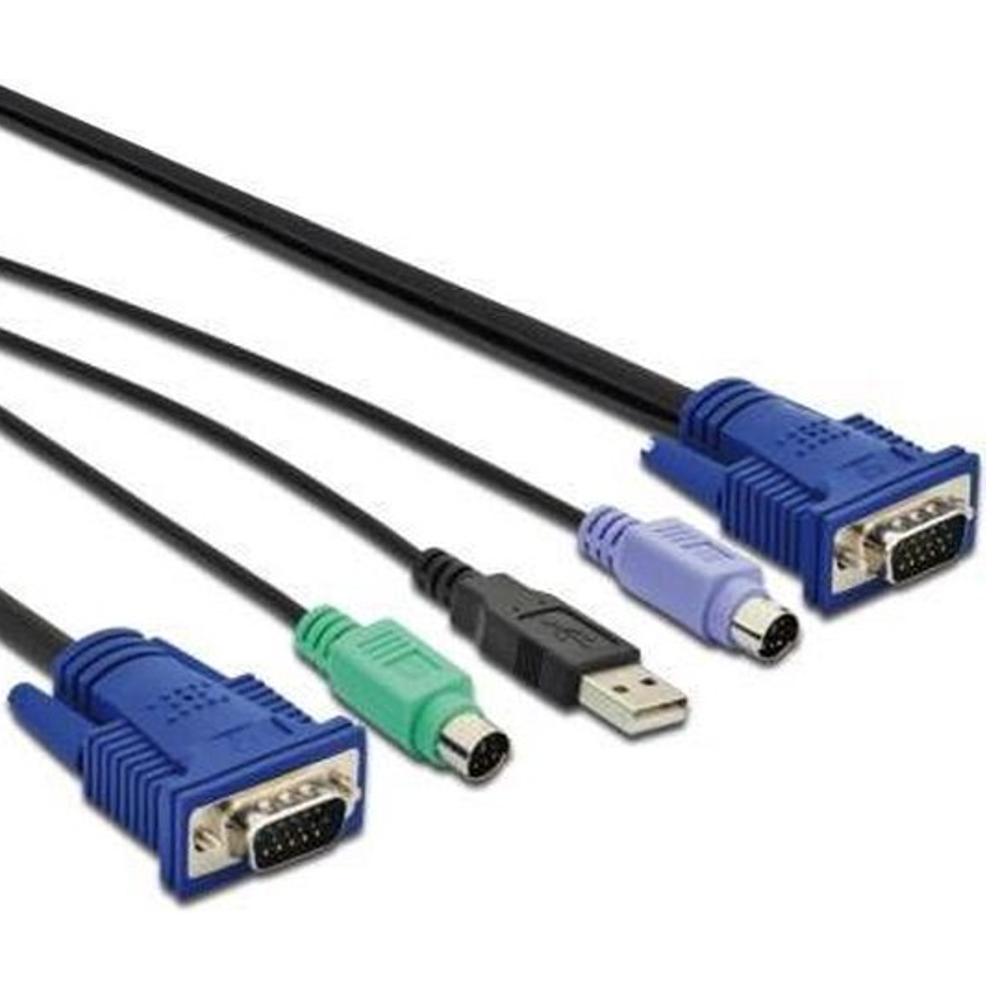 KVM kabel set - VGA / USB / PS/2