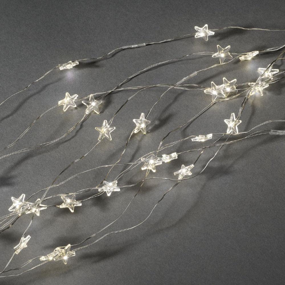 Draadverlichting - led kerstverlichting binnen - 90 lampjes - 0.9 meter - warm wit