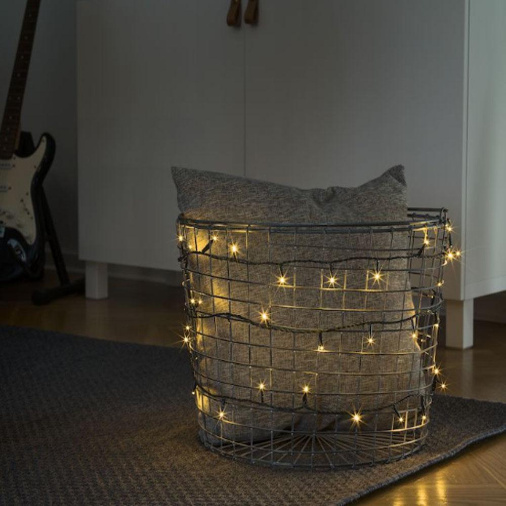 Led Kerstboomverlichting - 35 lampjes - 2.38 meter - extra warm wit