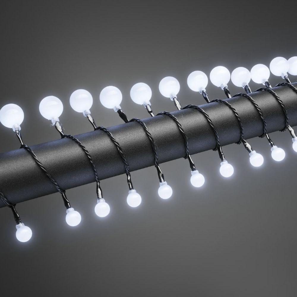 Clusterverlichting - led kerstverlichting buiten en binnen - 80 lampjes - 6.32 meter - koud wit