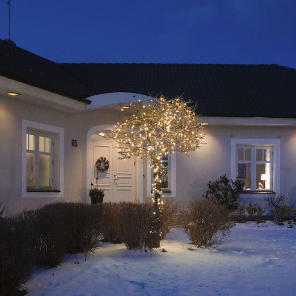 Led Kerstboomverlichting - 400 lampjes - buiten en binnen - 27.9 meter - extra warm wit