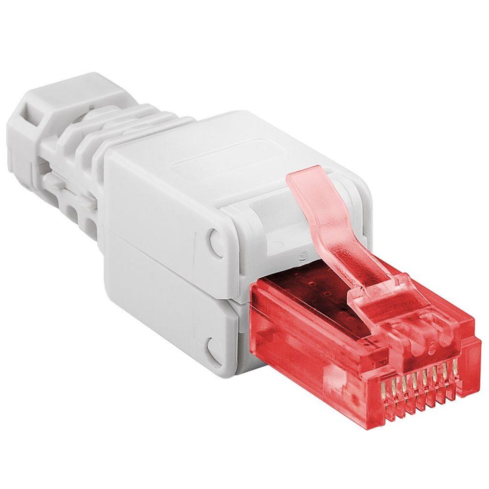 Image of CAT 6 Tooless RJ45 Plug for Solid or Stranded Conductor, AWG 24-26 - Q