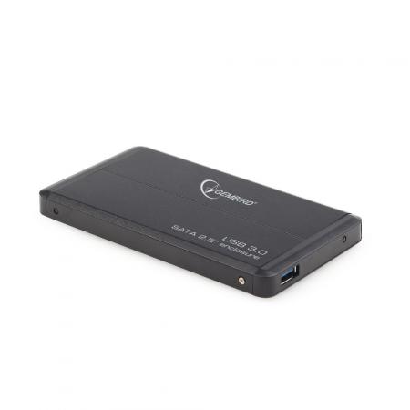 Image of Externe 2.5' SATA harddiskbehuizing USB 3.0, zwart - Quality4All