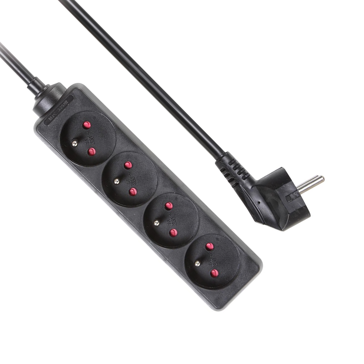 Image of 4-voudige Stekkerdoos - 5 M Kabel