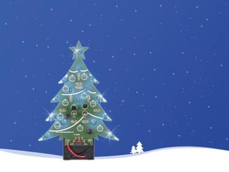 Image of Kerstboom - Blauwe Leds - Aan/uit-schakelaar