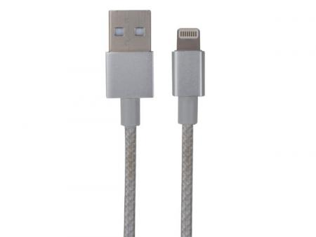 Image of OMKEERBARE MANNELIJKE 2.0 A USB KABEL NAAR MANNELIJK LIGHTNING 8-POLIG