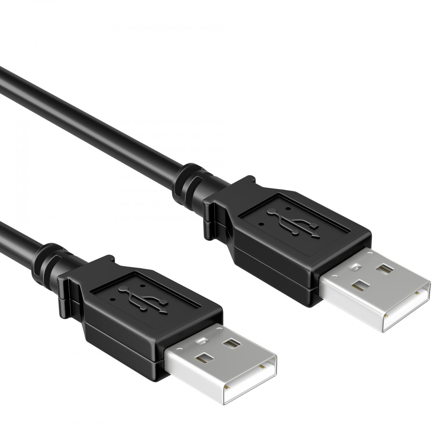 Image of USB 2.0 Kabel A Male - A Male 1.00 m Zwart - Valueline