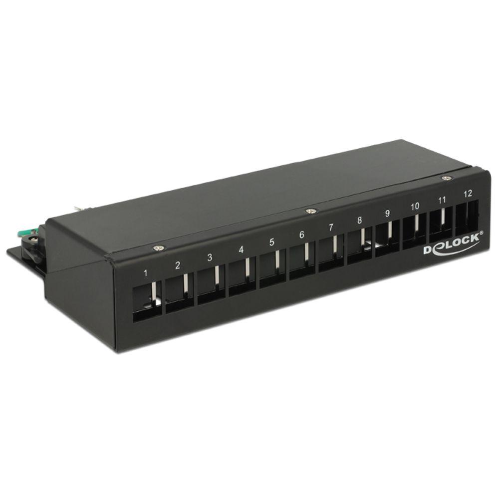 Keystone Gehäuse - 12 Ports - Metallgehäuse