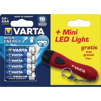 Image of Alkaline Batterij AA High Energy 8-Promotional Blister - Varta