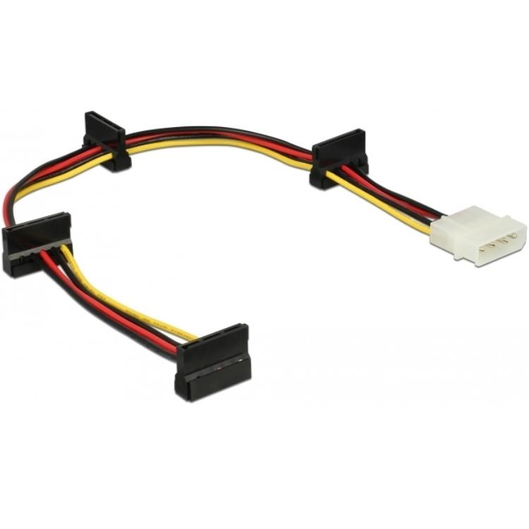 Molex naar SATA voedingskabel - Delock