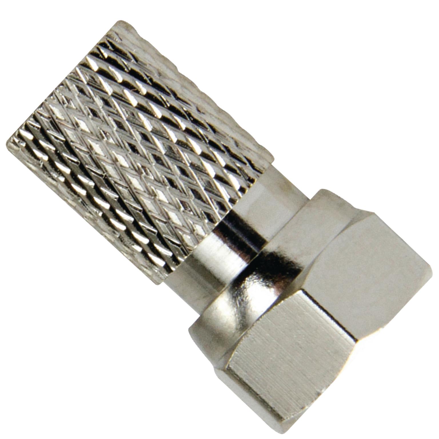 Image of F-Connector 2.5 mm Male Metaal Zilver/Zilver - Macab
