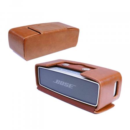 Image of Tuff-Luv Vintage Genuine Leren Hoesje Voor Bose Sound Link Mini / Mini