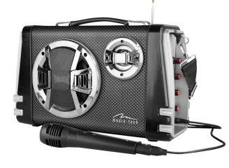 Image of Media-Tech Boombox Karaoke functie inclusief microfoon Bluetooth - Med