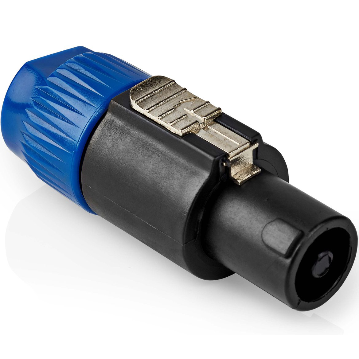 Image of Connector Speaker 4-Pin Male PVC Zwart