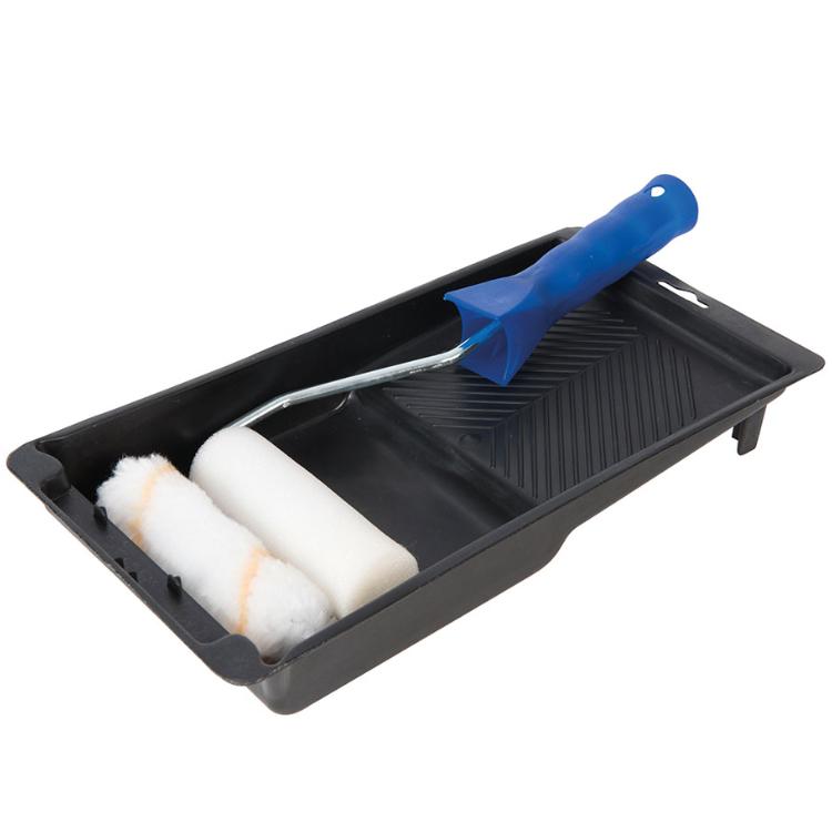 Mini roller en tray set - Silverline