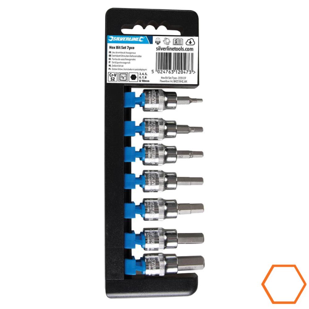 Inbus bit set - Silverline