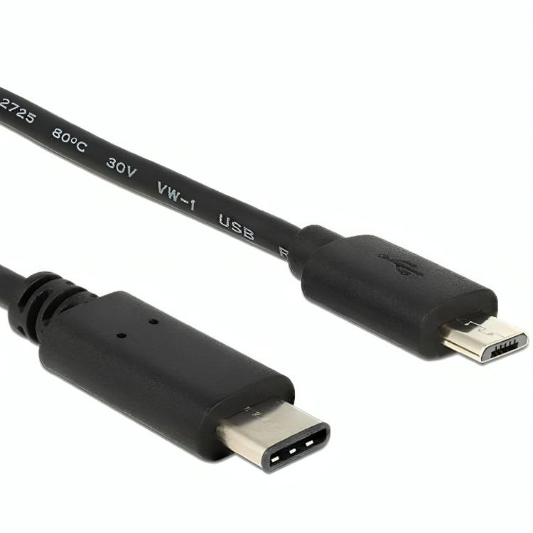 USB C naar USB B micro kabel - Delock