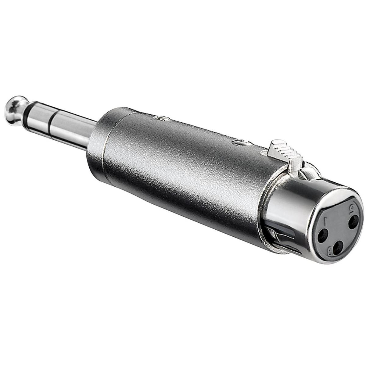 XLR verloop adapter - Stereo - Goobay