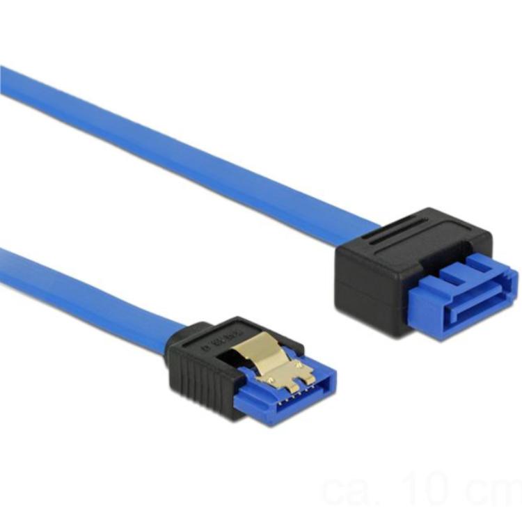 SATA Verlengkabel 6 Gbps SATA Verlengkabel Blauw Type Recht