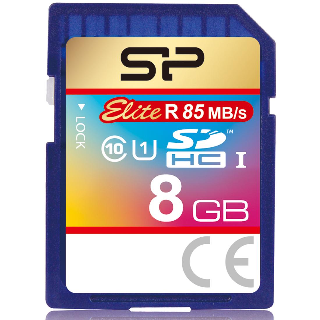 Silicon Power Elite SDHC geheugenkaart - 8GB - Silicon Power