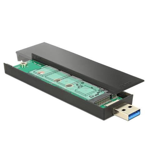 M.2 NGFF SSD naar USB 3.1 behuizing - Delock