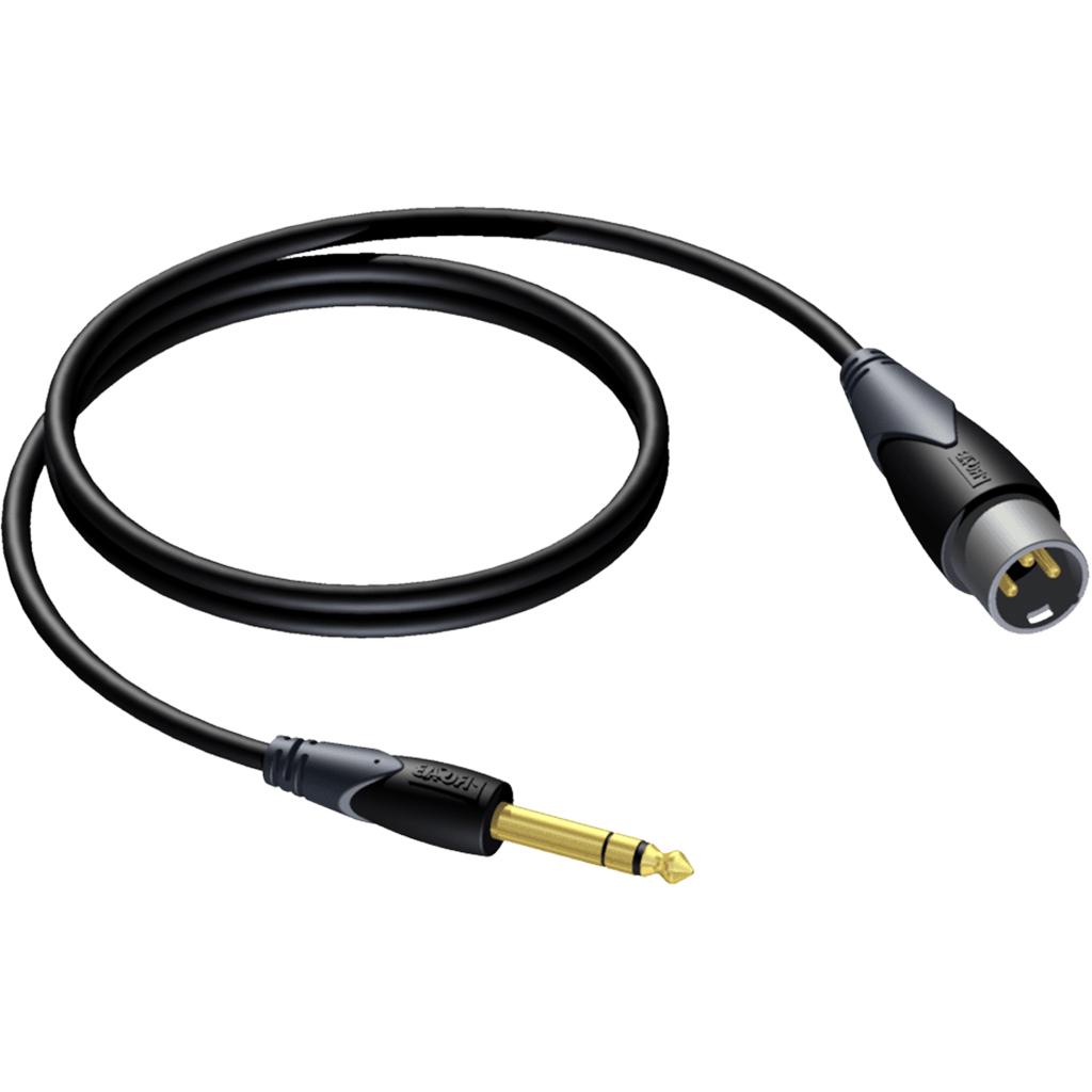 Jack - XLR kabel - Gebalanceerd