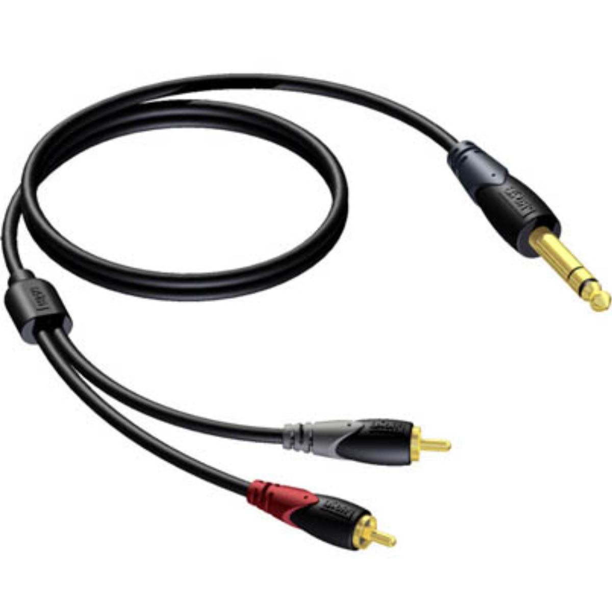 Aux naar tulp kabel - Procab