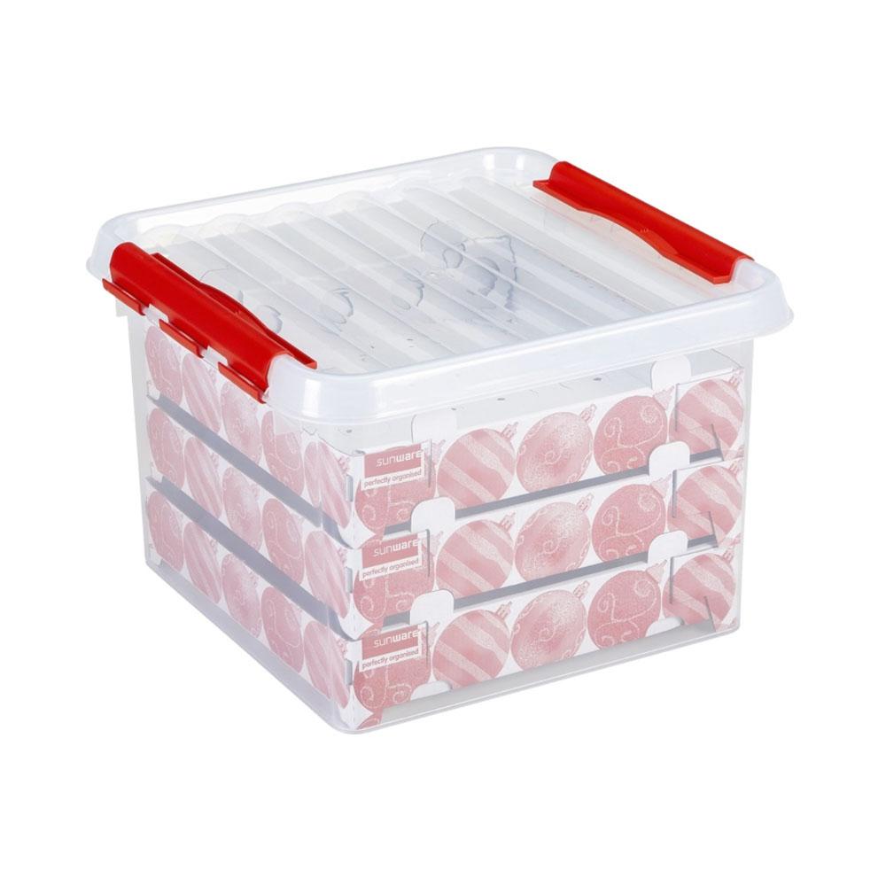 Kerstballen opbergbox - Q-LINE