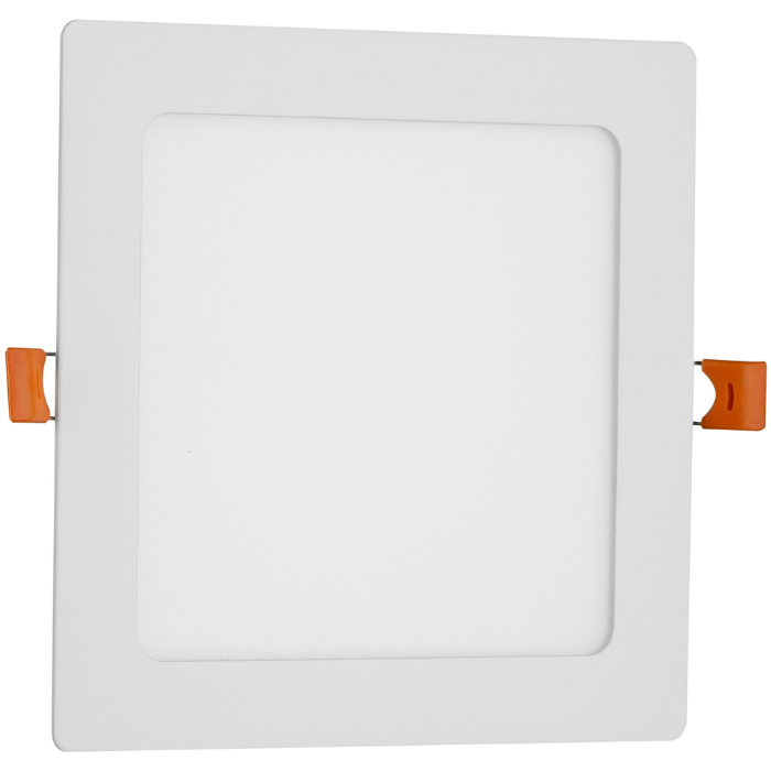Avide LED Ceiling Lamp Recessed Panel Square 12W Alu SMD2835 4000K - Avide