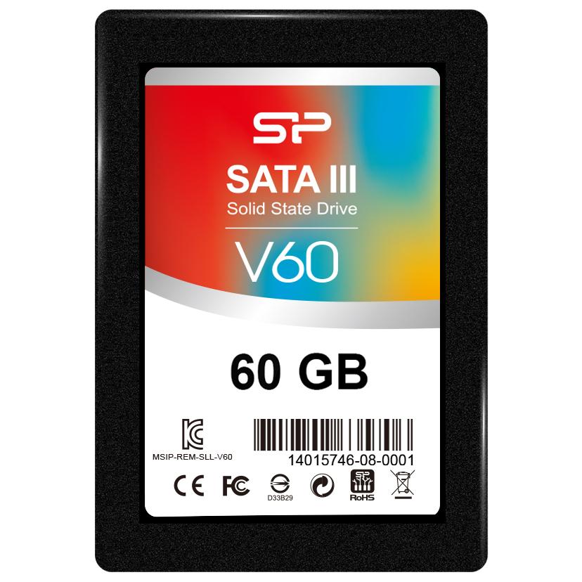 SSD - 2,5'' SATA III - 60 GB - Silicon Power