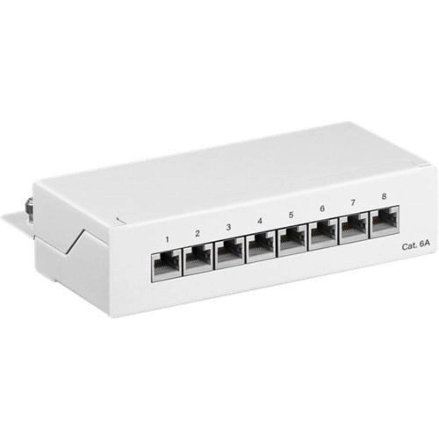 Cat6a Patchpaneel - 8-Poorts