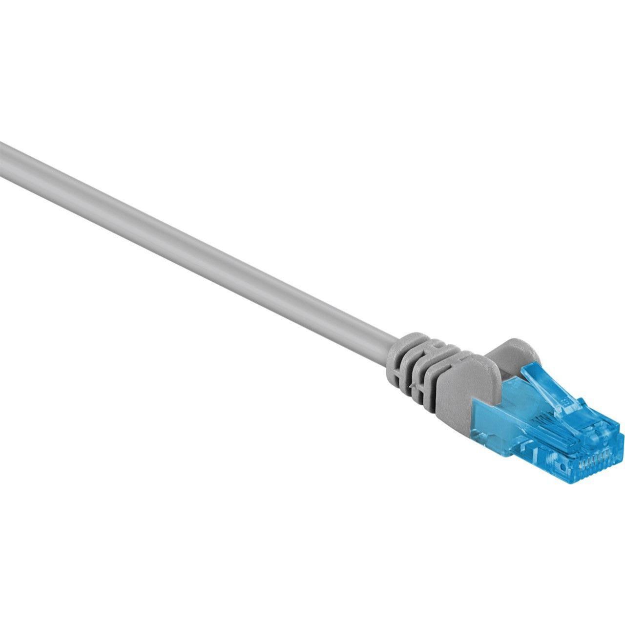 U/UTP Cat 6a - 15 meter - Grijs - Goobay