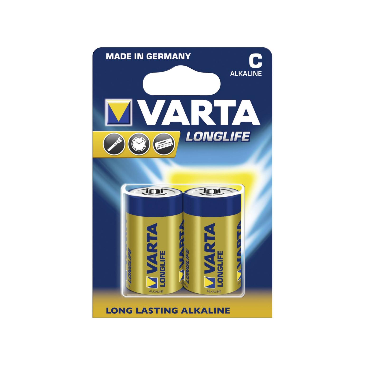 10x2 Varta Longlife Extra Baby C LR 14 VPE binnenverpakking - Varta