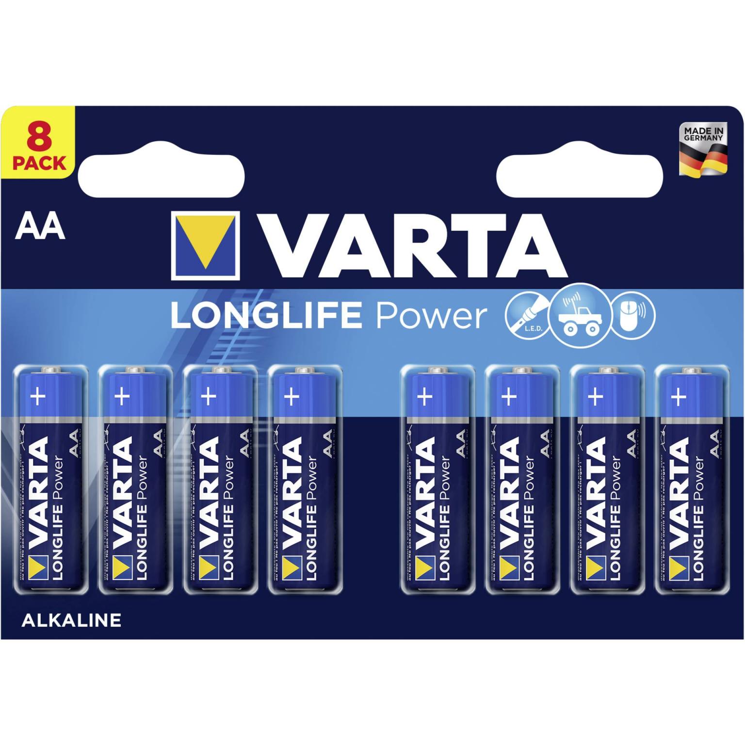 20x8 Varta High Energy Mignon AA LR 6 VPE binnenverpakking - Varta