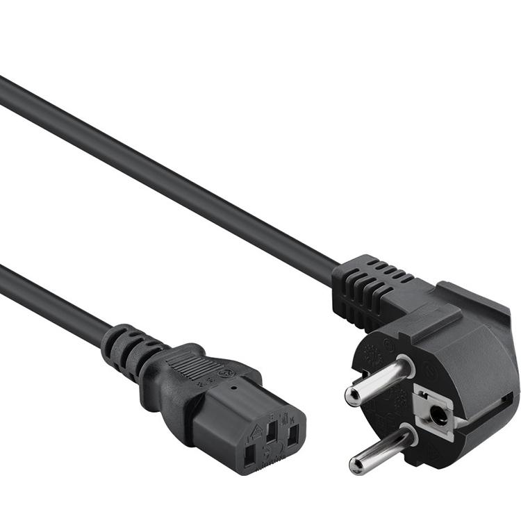 Image of C13 - 1 meter - Zwarte Kabel - Techtube Pro