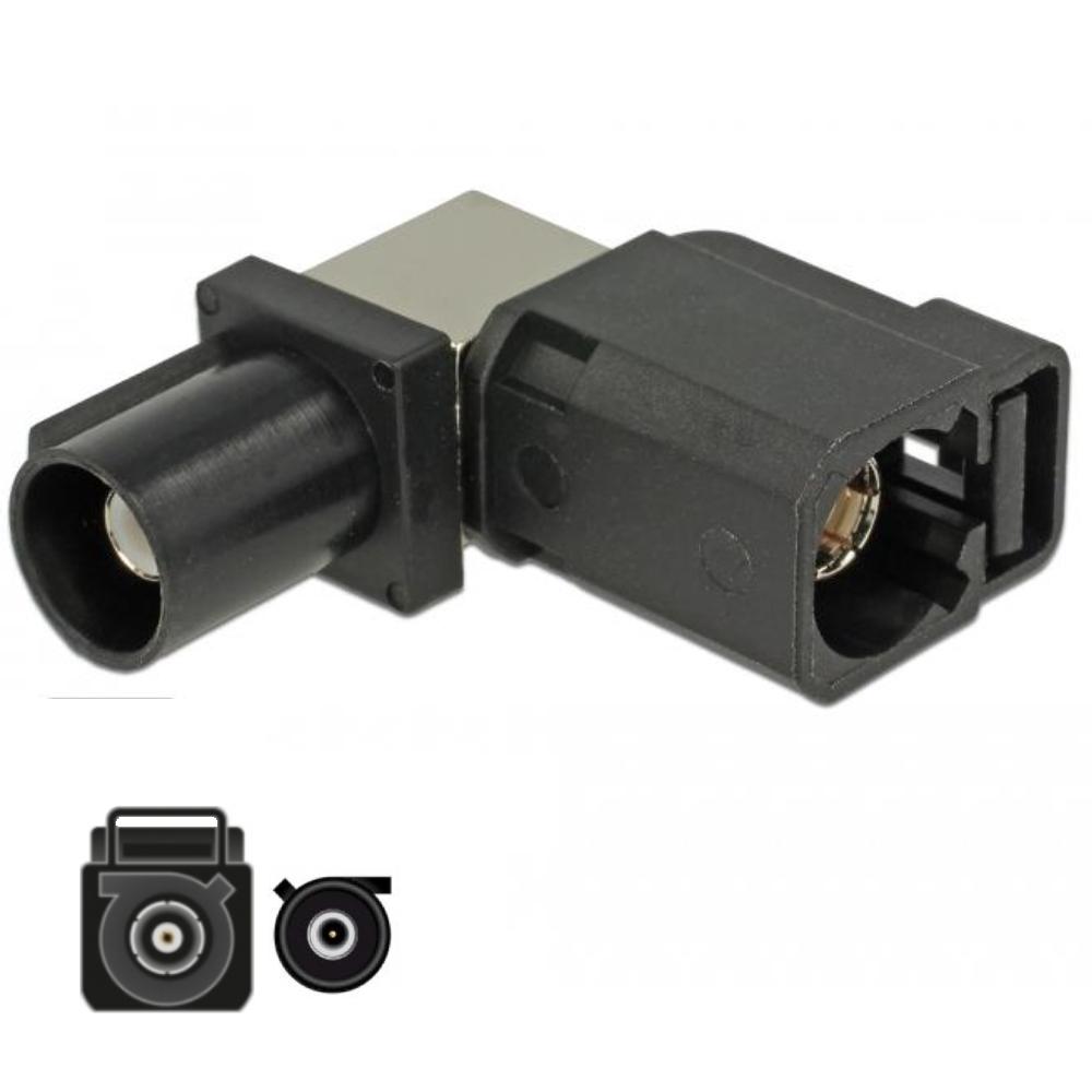 Delock Adapter FAKRA A Buchse 90 > FAKRA A Stecker - Delock
