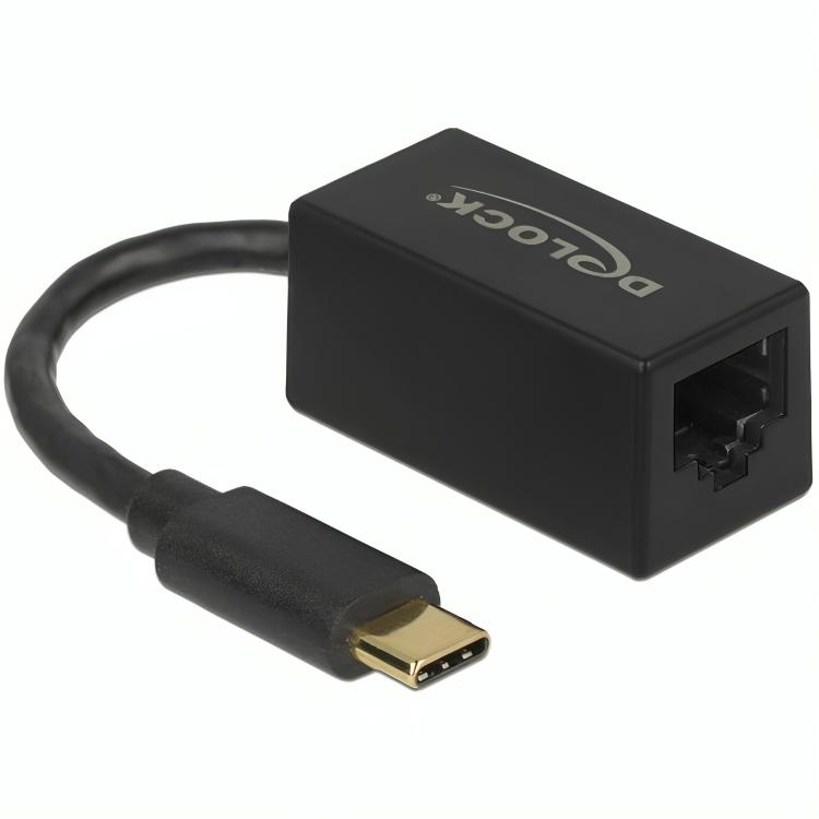 USB C netwerkadapter - LAN - Delock