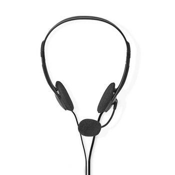 PC-Headset On-Ear 2x 3,5 mm Connectoren 2,0 m Zwart