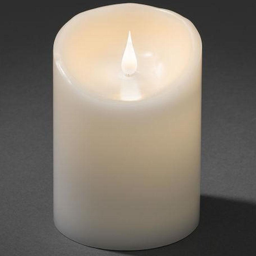 B/O Wax candles, 10x14cm - KonstSmide