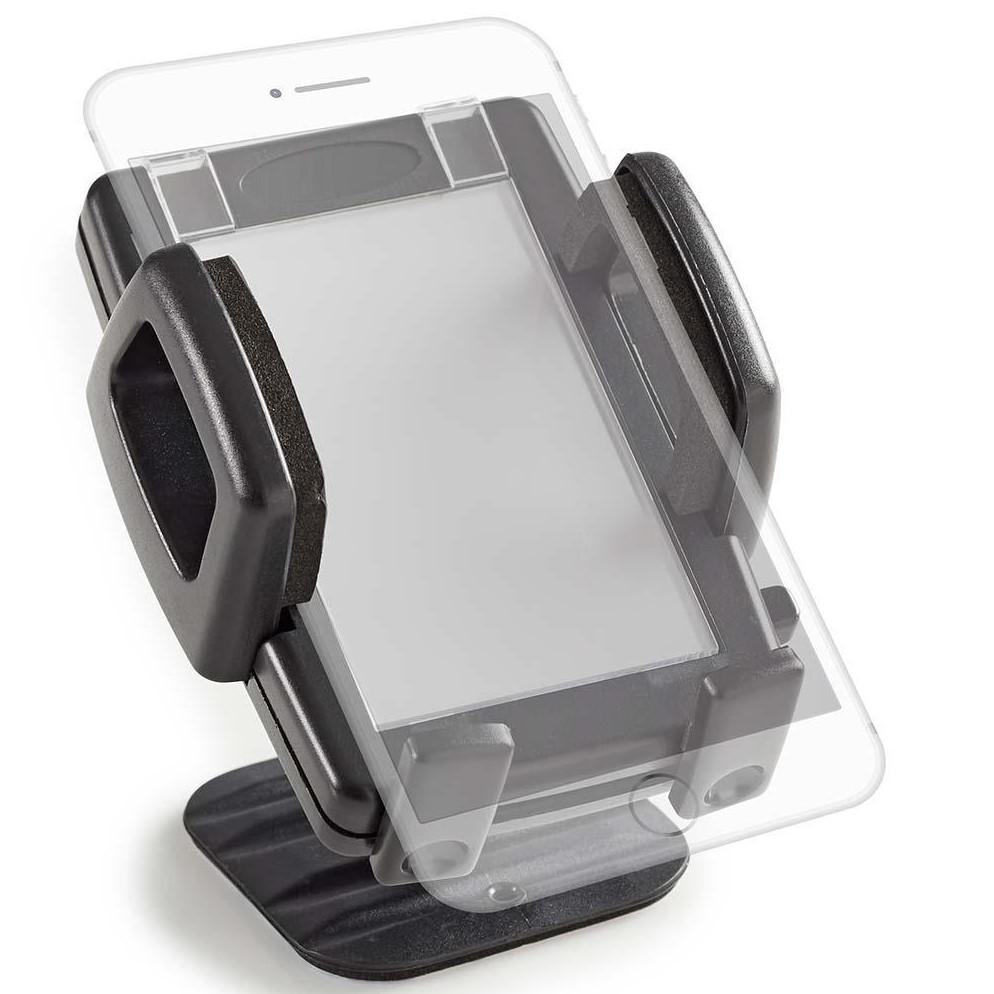 Smartphone-houder voor auto 3-in-1 Ventilatierooster / zuignap / - Nedis