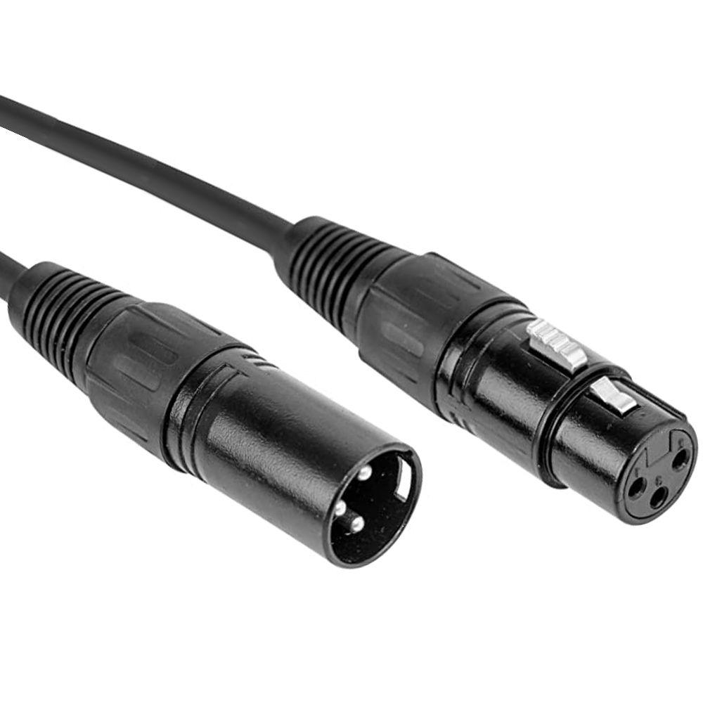 Digitale DMX-Kabel 110 Ohm XLR 3-pins male - XLR 3-pins female 0,5 m - Nedis