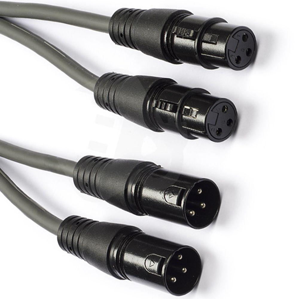 XLR - Jack kabel - Stereo - Gebalanceerd