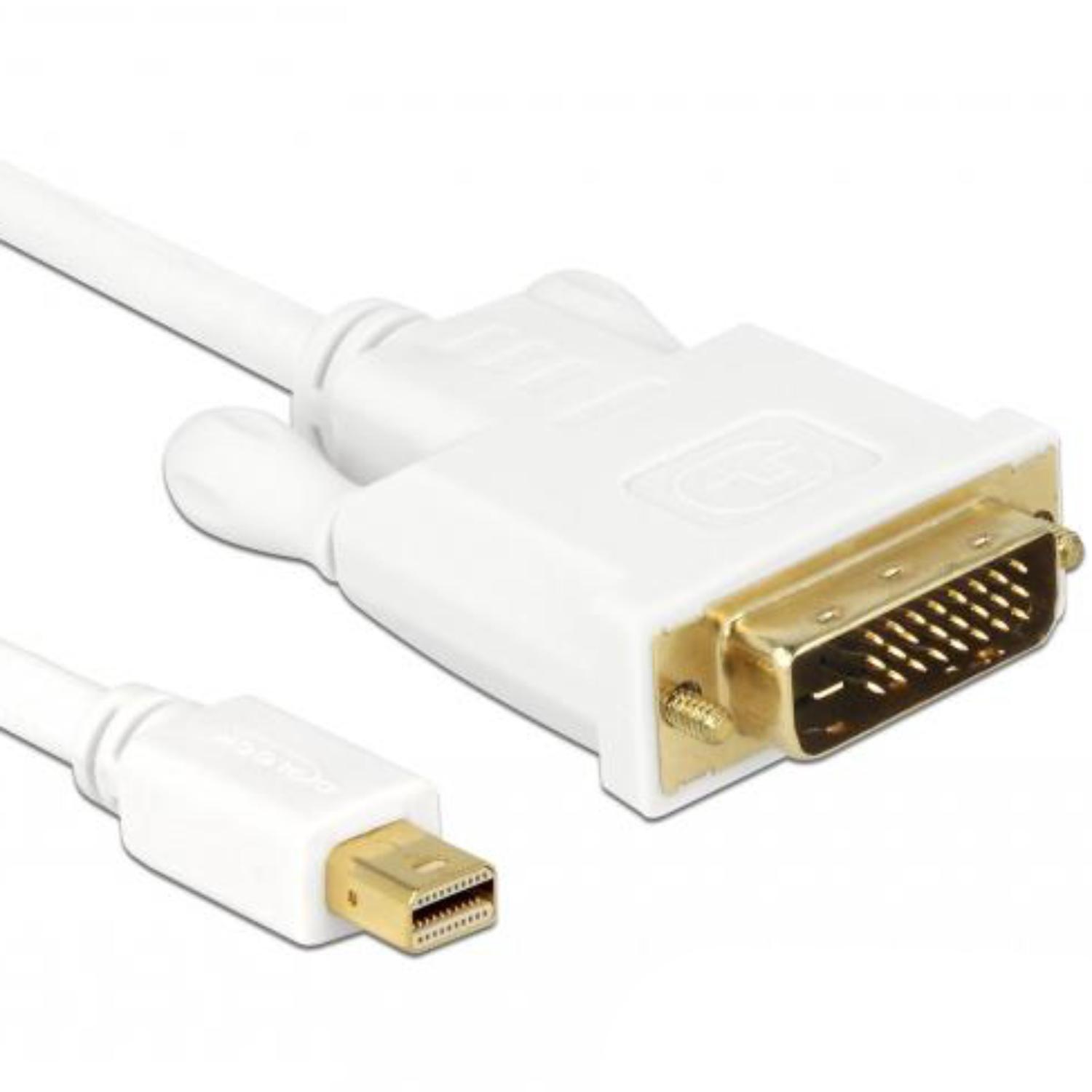 Delock Kabel mini DisplayPort 1.1 Stecker > DVI 24+1 Stecker 0,5 m - D