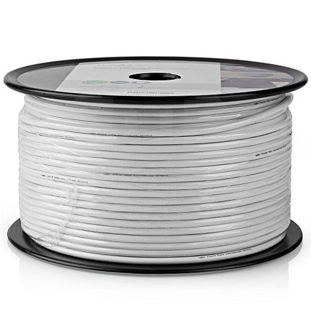 Coaxkabel Coax 9 (KOKA 799) 10,0 m Minirol Wit - Nedis
